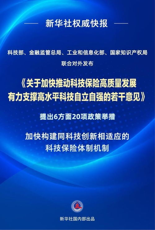新华鲜报丨20项举措绘就科技保险高质量发展路线图，网络技术服务再升级
